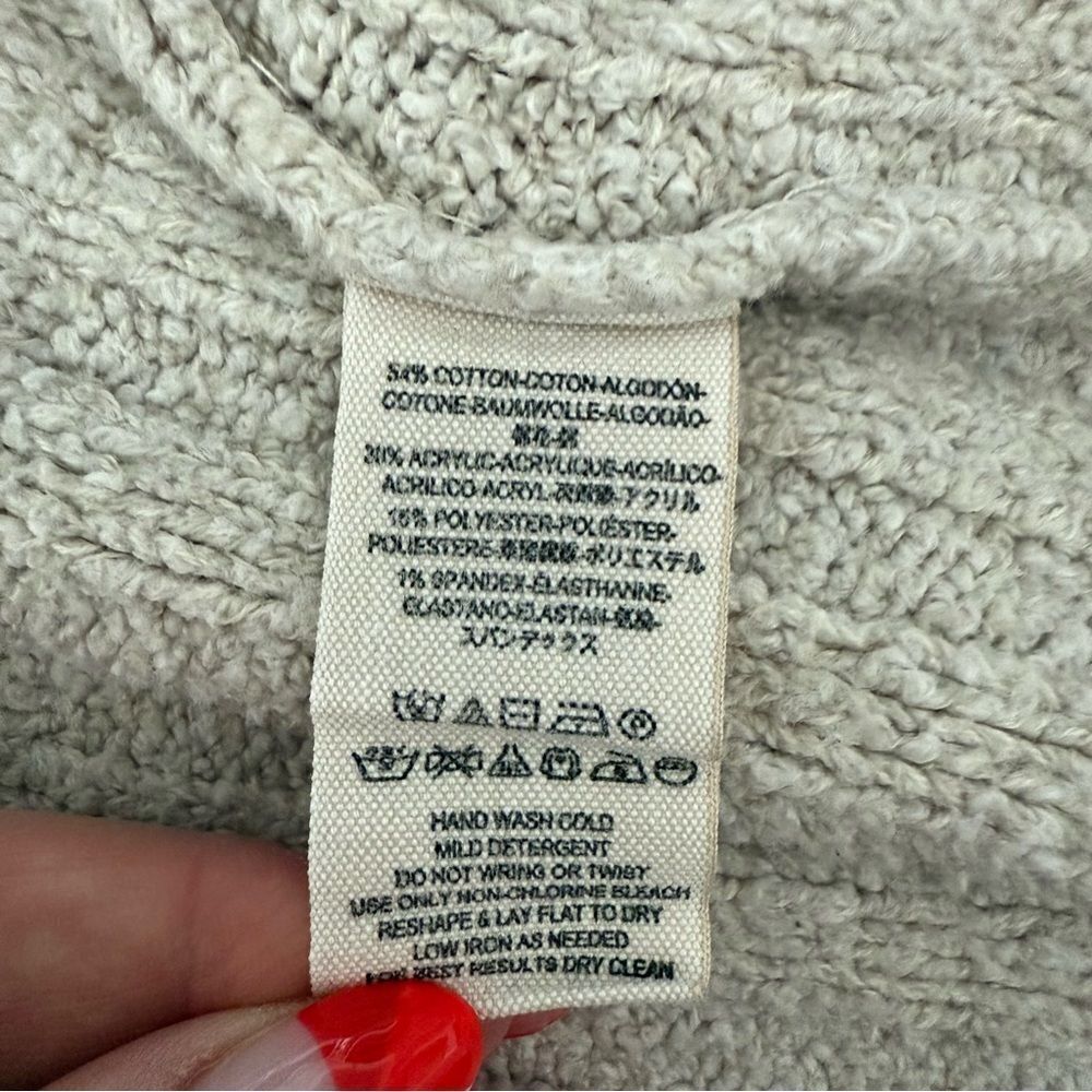 Free People Snow Angel Cardigan Duster in Ivory White Size S - Picture 3 of 7